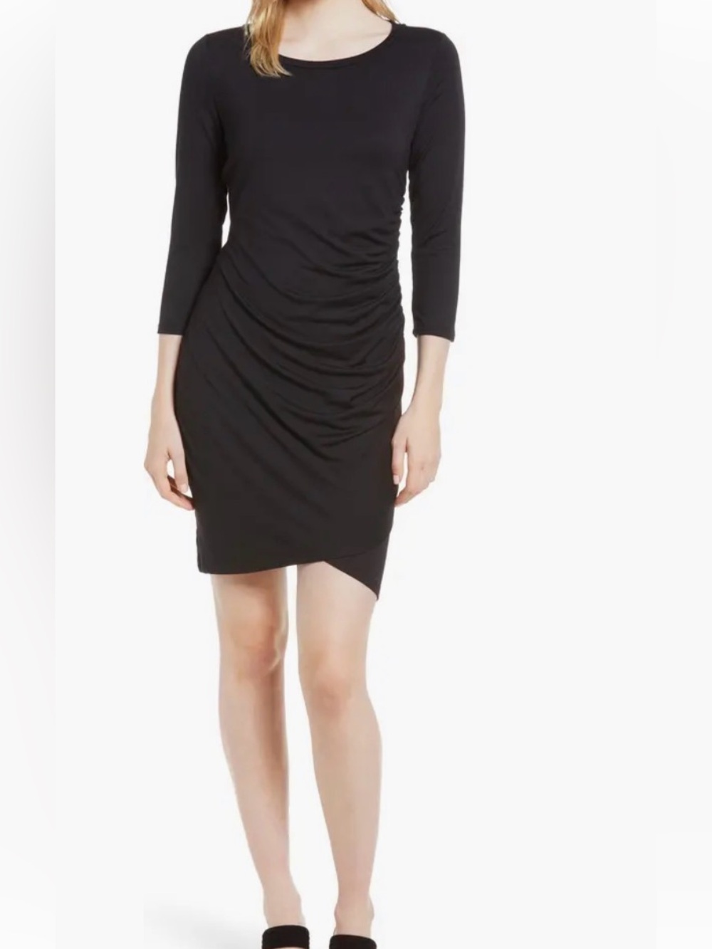 Gibson Living in Yellow Collaboration 3/4 Sleeve Dress